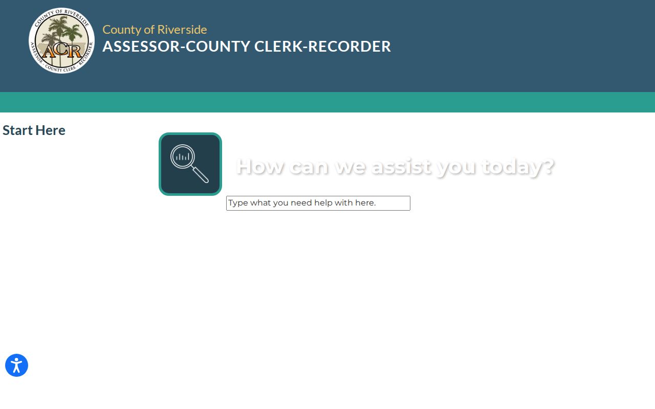 Norco people search at Riverside County records office