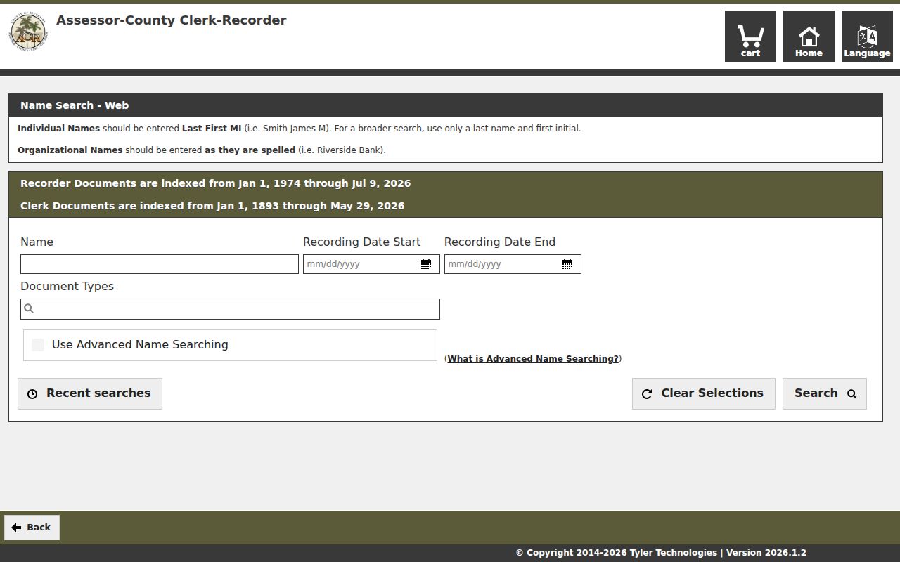 Norco people lookup with Riverside recorder name fields